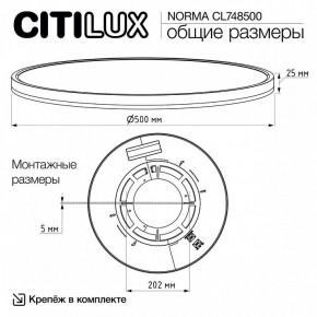 Накладной светильник Citilux Norma CL748500 в Верхней Салде - verhnyaya-salda.ok-mebel.com | фото 11