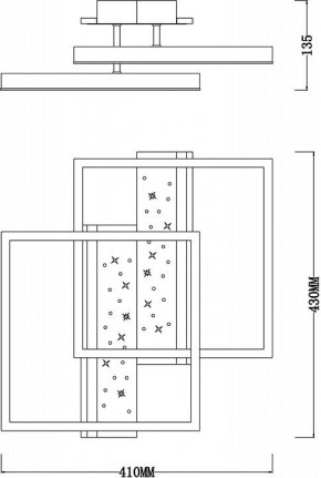 Накладной светильник Escada Stellar 10215/2LED в Верхней Салде - verhnyaya-salda.ok-mebel.com | фото 6