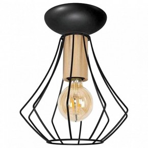 Накладной светильник Imex MD.9051 MD.9051-1-S-BK+WOOD в Верхней Салде - verhnyaya-salda.ok-mebel.com | фото