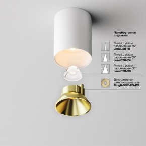 Накладной светильник Maytoni Alfa LED C064CL-8W2.7K-RD-WB в Верхней Салде - verhnyaya-salda.ok-mebel.com | фото 3
