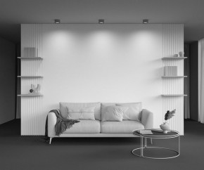 Накладной светильник Maytoni Glare C091CL-12W4K-BS в Верхней Салде - verhnyaya-salda.ok-mebel.com | фото 4