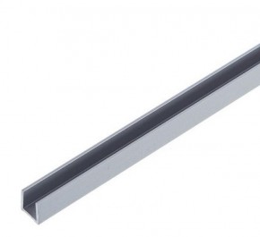 Планка торцевая "П" 4 мм для стеновой панели (алюминий) в Верхней Салде - verhnyaya-salda.ok-mebel.com | фото 1