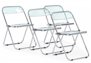 Пластиковый стул Fold складной clear gray-blue в Верхней Салде - verhnyaya-salda.ok-mebel.com | фото 9