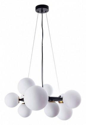 Подвесная люстра Arte Lamp Gemini A2243SP-10BK в Верхней Салде - verhnyaya-salda.ok-mebel.com | фото 2