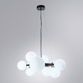 Подвесная люстра Arte Lamp Gemini A2243SP-10BK в Верхней Салде - verhnyaya-salda.ok-mebel.com | фото 3