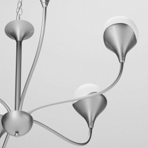 Подвесная люстра Eurosvet Calyx 60169/6 никель в Верхней Салде - verhnyaya-salda.ok-mebel.com | фото 5