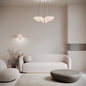Подвесная люстра Eurosvet Emisfero 50083/3 LED золото в Верхней Салде - verhnyaya-salda.ok-mebel.com | фото 4
