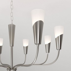 Подвесная люстра Eurosvet Rhyton 60167/8 никель в Верхней Салде - verhnyaya-salda.ok-mebel.com | фото 7