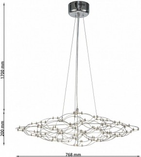 Подвесная люстра Favourite Thinner 4305-8P в Верхней Салде - verhnyaya-salda.ok-mebel.com | фото 5