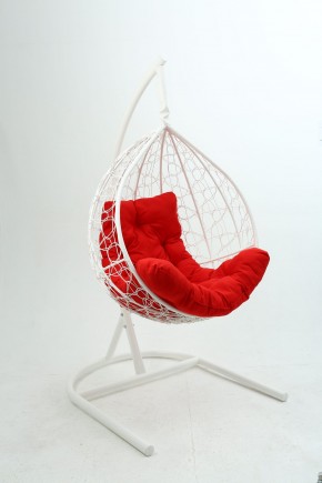 Подвесное кресло Бароло (белый/красный) в Верхней Салде - verhnyaya-salda.ok-mebel.com | фото