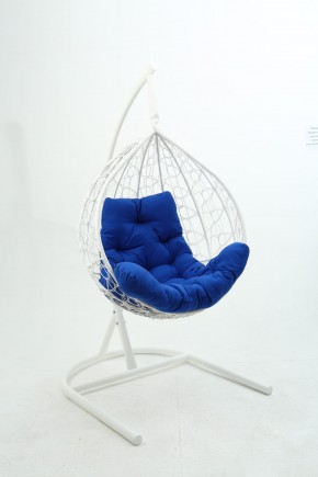 Подвесное кресло Бароло (белый/синий) в Верхней Салде - verhnyaya-salda.ok-mebel.com | фото