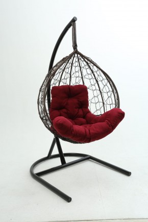 Подвесное кресло Бароло (коричневый/бордо) в Верхней Салде - verhnyaya-salda.ok-mebel.com | фото