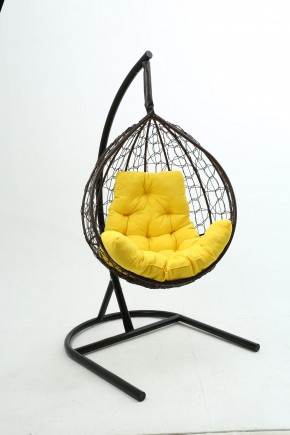 Подвесное кресло Бароло (коричневый/желтый) в Верхней Салде - verhnyaya-salda.ok-mebel.com | фото
