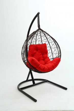 Подвесное кресло Бароло (коричневый/красный) в Верхней Салде - verhnyaya-salda.ok-mebel.com | фото