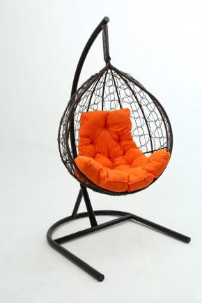 Подвесное кресло Бароло (коричневый/оранжевый) в Верхней Салде - verhnyaya-salda.ok-mebel.com | фото
