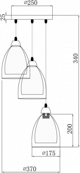 Подвесной светильник Freya Astery FR5375PL-03CH1 в Верхней Салде - verhnyaya-salda.ok-mebel.com | фото 2