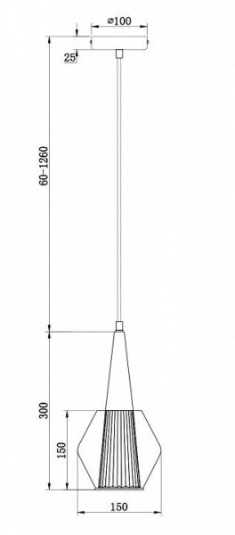 Подвесной светильник Freya Copita FR8008PL-01GB в Верхней Салде - verhnyaya-salda.ok-mebel.com | фото