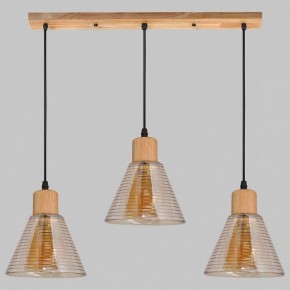 Подвесной светильник Imex MD.5870 MD.5870-3-P-WOOD+BK в Верхней Салде - verhnyaya-salda.ok-mebel.com | фото