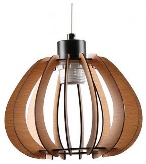 Подвесной светильник Imex MD.9012 MD.9012-1-P-BK+WOOD в Верхней Салде - verhnyaya-salda.ok-mebel.com | фото