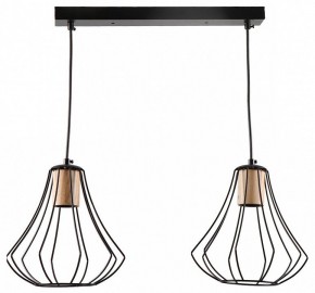 Подвесной светильник Imex MD.9050 MD.9050-2-P-BK+WOOD в Верхней Салде - verhnyaya-salda.ok-mebel.com | фото