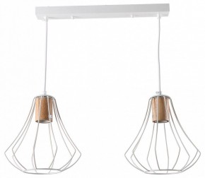 Подвесной светильник Imex MD.9052 MD.9052-2-P-WH+WOOD в Верхней Салде - verhnyaya-salda.ok-mebel.com | фото