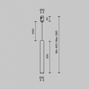Подвесной светильник Maytoni Focus Led TR155-1-5W3K-BS в Верхней Салде - verhnyaya-salda.ok-mebel.com | фото 4