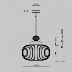 Подвесной светильник Maytoni Levitation MOD376PL-01G в Верхней Салде - verhnyaya-salda.ok-mebel.com | фото 5