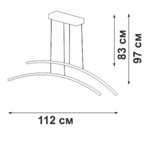 Подвесной светильник Vitaluce V2709 V2709-8/2S в Верхней Салде - verhnyaya-salda.ok-mebel.com | фото 3