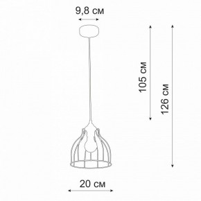 Подвесной светильник Vitaluce V3102 V3102-1/1S в Верхней Салде - verhnyaya-salda.ok-mebel.com | фото 3