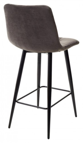 Полубарный стул CHILLI-QB графит #14, велюр / черный каркас (H=66cm) М-City в Верхней Салде - verhnyaya-salda.ok-mebel.com | фото 4