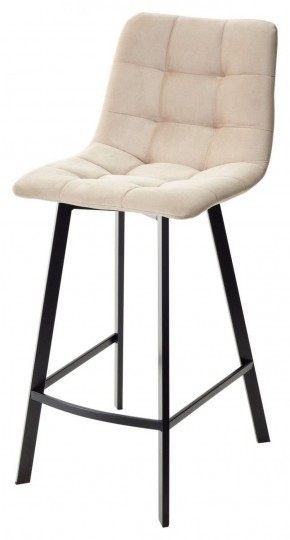Полубарный стул CHILLI-QB SQUARE бежевый #5, велюр / черный каркас (H=66cm) М-City в Верхней Салде - verhnyaya-salda.ok-mebel.com | фото