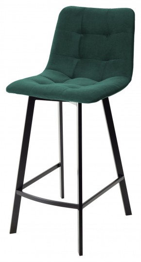 Полубарный стул CHILLI-QB SQUARE зеленый #19, велюр / черный каркас (H=66cm) М-City в Верхней Салде - verhnyaya-salda.ok-mebel.com | фото