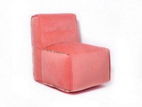 Прямое модульное бескаркасное кресло Комфорт (Персик велюр) в Верхней Салде - verhnyaya-salda.ok-mebel.com | фото