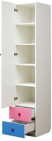 Шкаф 1-но дверный с ящиками и фотопечатью Совята 1.1 (400) в Верхней Салде - verhnyaya-salda.ok-mebel.com | фото 2
