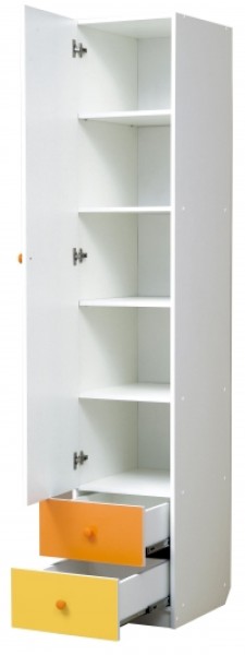 Шкаф 1-но дверный с ящиками и зеркалом Радуга (400) в Верхней Салде - verhnyaya-salda.ok-mebel.com | фото 2