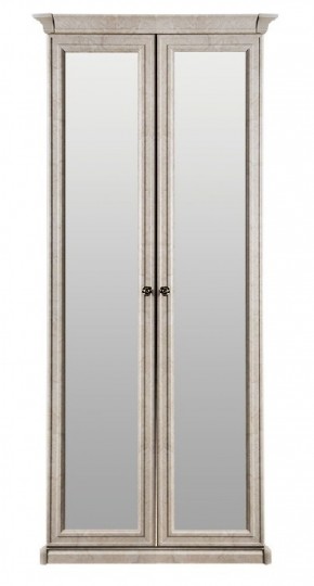 Шкаф 2-х створчатый с Зеркалом Афина (крем корень) в Верхней Салде - verhnyaya-salda.ok-mebel.com | фото