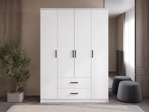 Шкаф 4-х створчатый Титан (белый) в Верхней Салде - verhnyaya-salda.ok-mebel.com | фото