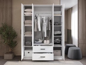 Шкаф 4-х створчатый Титан (белый) в Верхней Салде - verhnyaya-salda.ok-mebel.com | фото 2