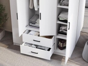 Шкаф 4-х створчатый Титан (белый) в Верхней Салде - verhnyaya-salda.ok-mebel.com | фото 3