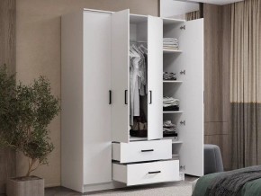Шкаф 4-х створчатый Титан (белый) в Верхней Салде - verhnyaya-salda.ok-mebel.com | фото 4