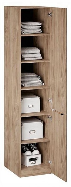 Шкаф для белья Глосс СМ-319.07.001 в Верхней Салде - verhnyaya-salda.ok-mebel.com | фото 2