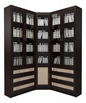 Шкаф книжный Мебелайн-55 в Верхней Салде - verhnyaya-salda.ok-mebel.com | фото