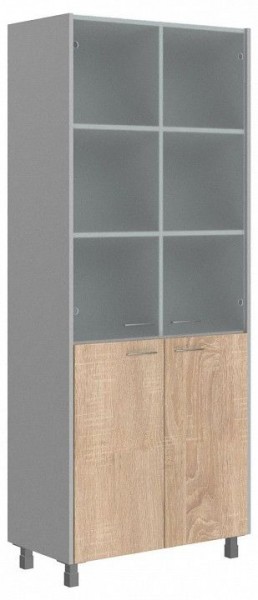 Шкаф книжный Offix New OHC 87.2 в Верхней Салде - verhnyaya-salda.ok-mebel.com | фото