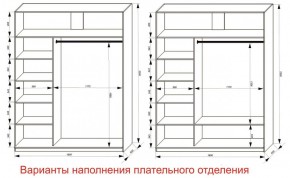 Шкаф-купе 1800 серии SOFT D6+D4+B2+PL2 (2 ящика+1штанга+1 полка) профиль «Капучино» в Верхней Салде - verhnyaya-salda.ok-mebel.com | фото 8