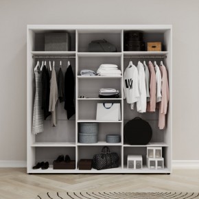 Шкаф-купе Акцент-Квадро Д 2400-600 в Верхней Салде - verhnyaya-salda.ok-mebel.com | фото 2