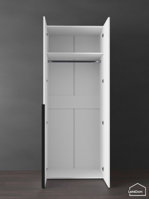 Шкаф Linnea MHR-2 2050х800х510 (Белый-М 11.1.2) в Верхней Салде - verhnyaya-salda.ok-mebel.com | фото 4