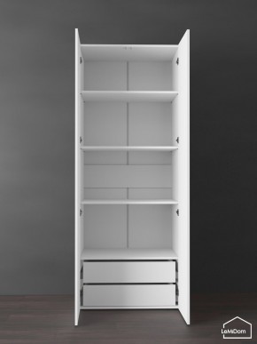 Шкаф Linnea MHR-2PO-4 2050х800х510 (Белый-М 11.1.2) в Верхней Салде - verhnyaya-salda.ok-mebel.com | фото 5