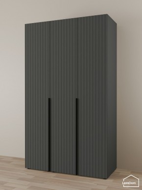 Шкаф Linnea MHR-3-1 2050х1200х510 (Графит-М 11.1.25) в Верхней Салде - verhnyaya-salda.ok-mebel.com | фото