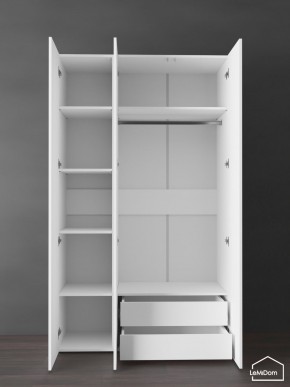 Шкаф Linnea MHR-3PO-2 2050х1200х510 (Белый-М 11.1.2) в Верхней Салде - verhnyaya-salda.ok-mebel.com | фото 5