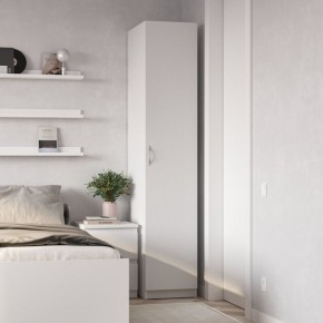 Шкаф ПЕГАС однодверный, цвет белый в Верхней Салде - verhnyaya-salda.ok-mebel.com | фото 4